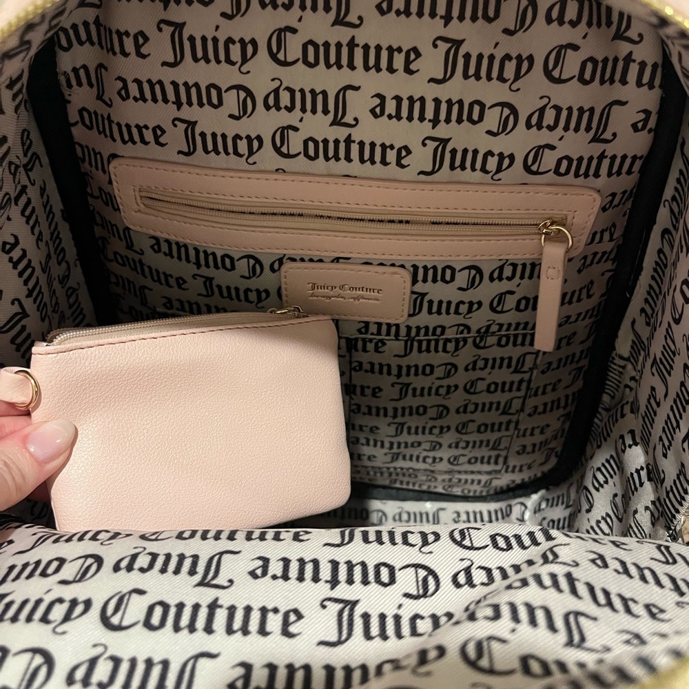 Pink Embossed Backpack - Picture 5 of 8